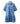 Short Sleeve Tiered Pocket Dress, Vintage Blue | Ceres Life