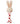 Bunny Stick Rattle - Strawberry | Alimrose