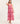 Clementine Dress, Pink/Red Stripe