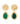 Green Agate Ancient Coin Drop Earrings | Fairley
