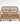 Seville Rattan Two Seater Antique Armchair