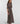 Scorpius Silk Dress, Chocolate | Viktoria & Woods